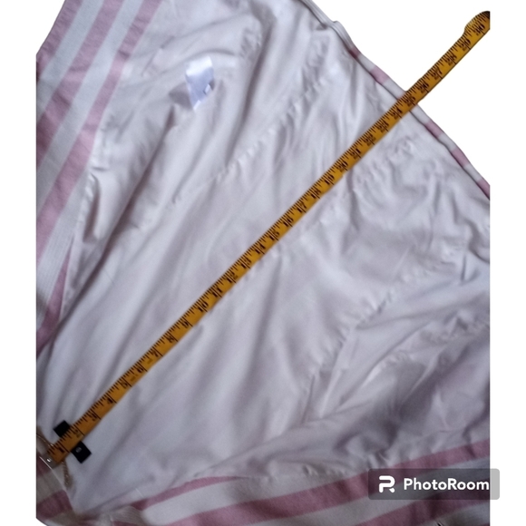 DKNY Pink and White Striped Blazer Size 4P - Picture 10 of 15